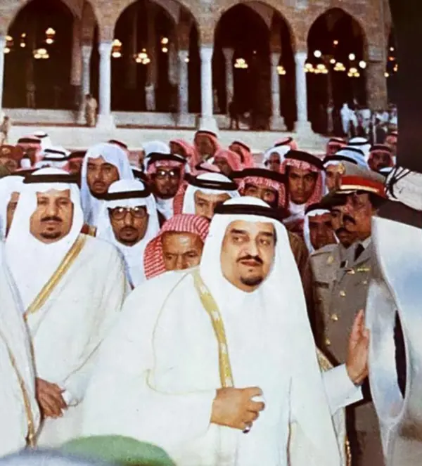 الملك فهد في الطواف